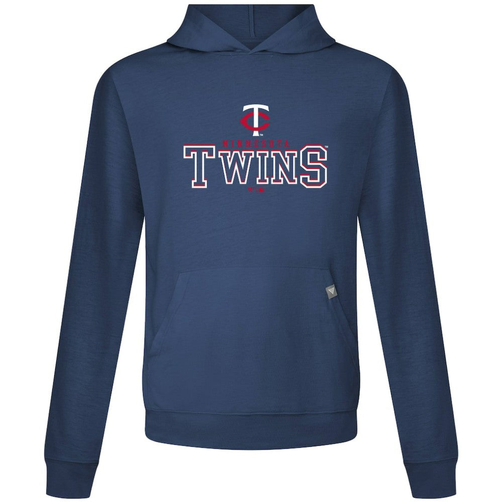 Navy Minnesota Twins Levelwear Relay Journey Pullover Hoodie
