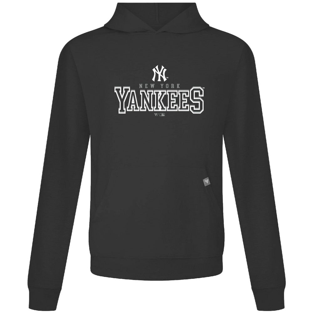 Black New York Yankees Levelwear Relay Journey Pullover Hoodie