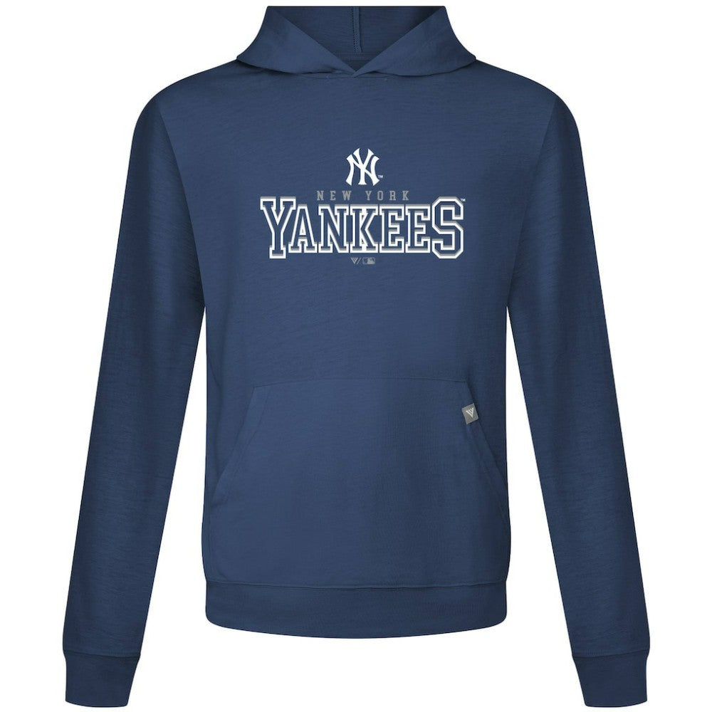 Navy New York Yankees Levelwear Relay Journey Pullover Hoodie
