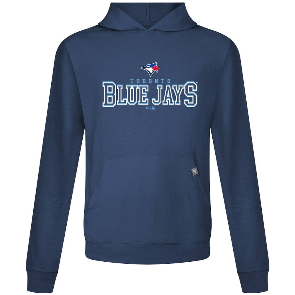 Navy Toronto Blue Jays Levelwear Relay Journey Pullover Hoodie
