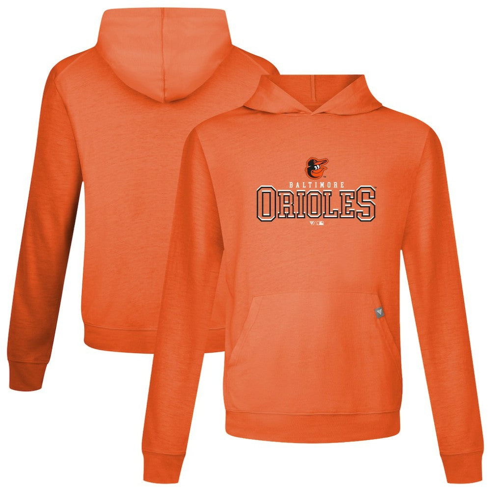 Orange Baltimore Orioles Levelwear Relay Journey Pullover Hoodie