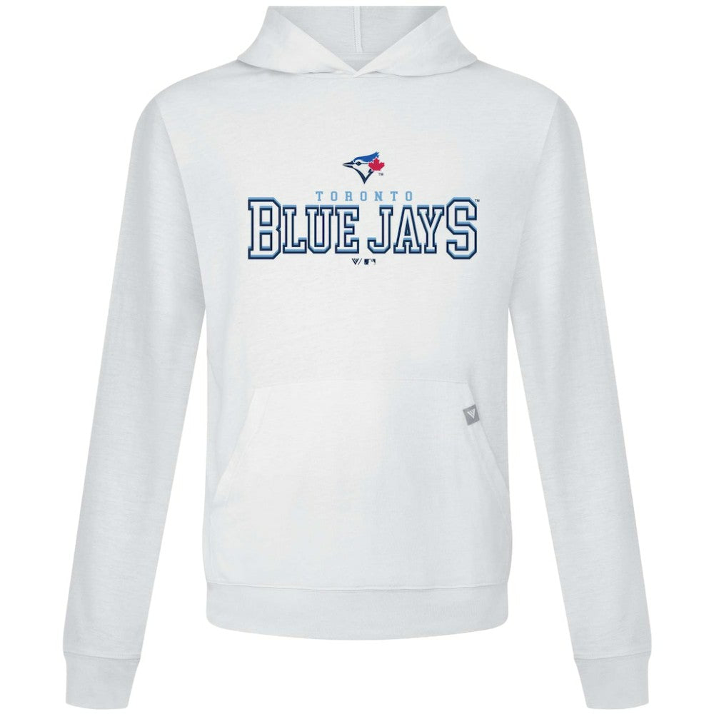 White Toronto Blue Jays Levelwear Relay Journey Pullover Hoodie