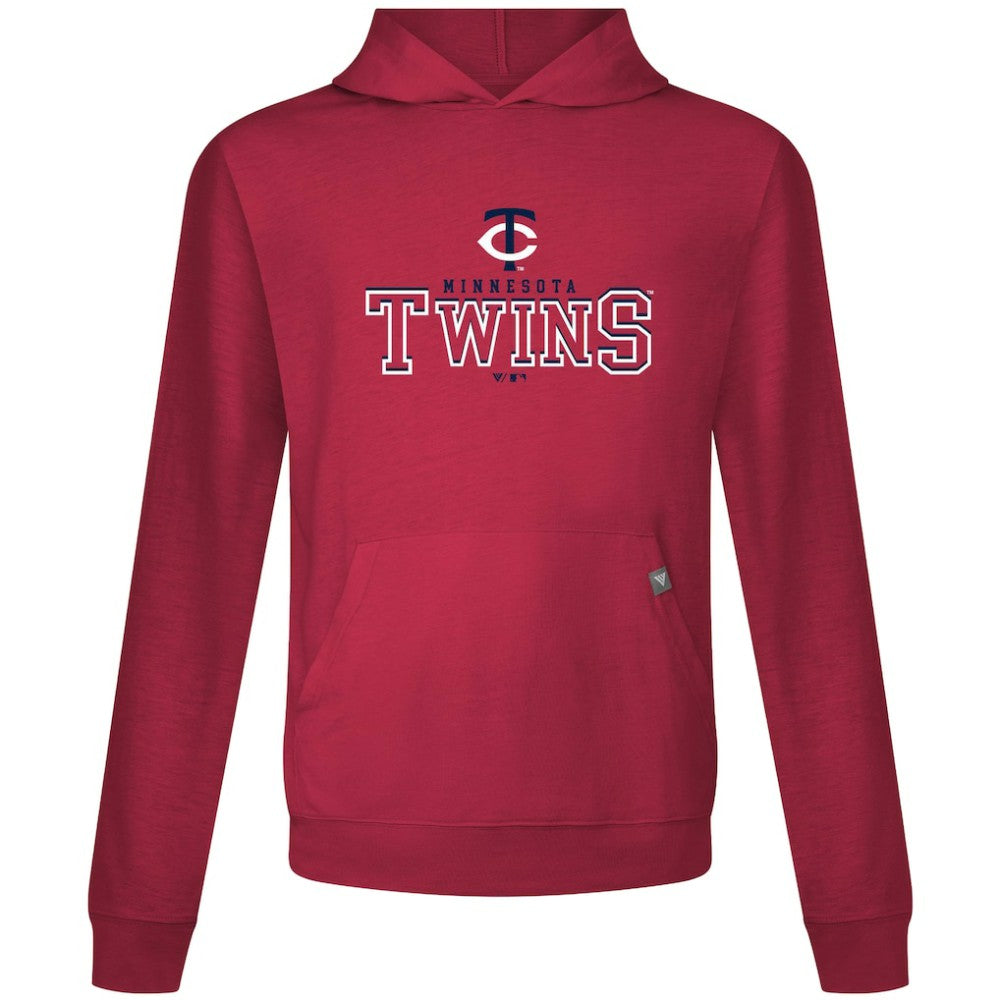 Red Minnesota Twins Levelwear Relay Journey Pullover Hoodie