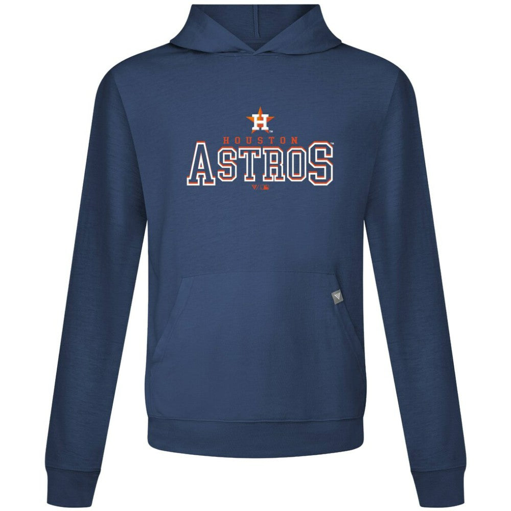 Navy Houston Astros Levelwear Relay Journey Pullover Hoodie