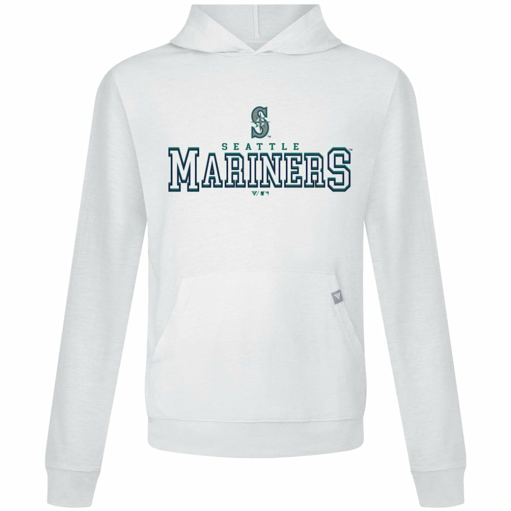 White Seattle Mariners Levelwear Relay Journey Pullover Hoodie