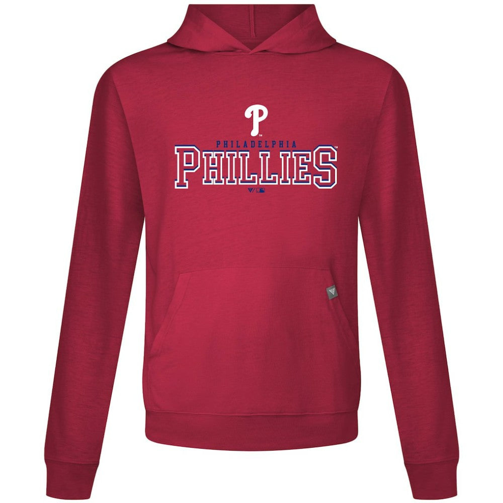 Red Philadelphia Phillies Levelwear Relay Journey Pullover Hoodie