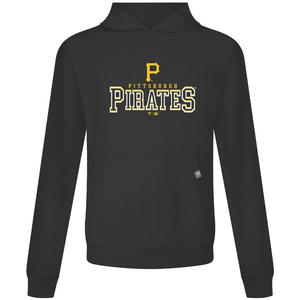Black Pittsburgh Pirates Levelwear Relay Journey Pullover Hoodie