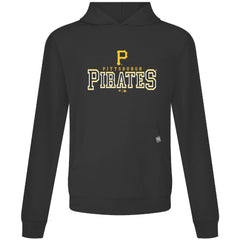 Black Pittsburgh Pirates Levelwear Relay Journey Pullover Hoodie