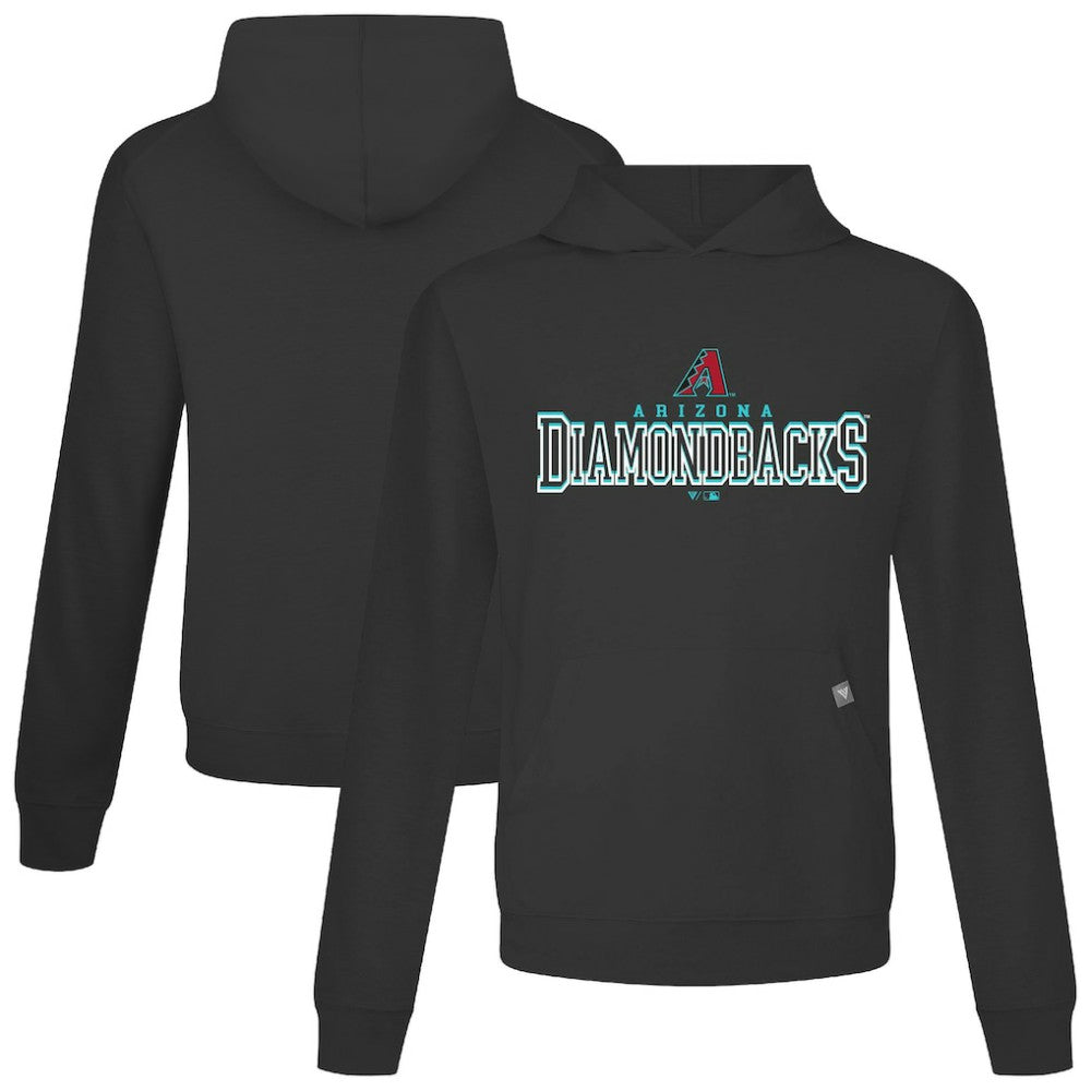 Black Arizona Diamondbacks Levelwear Relay Journey Pullover Hoodie