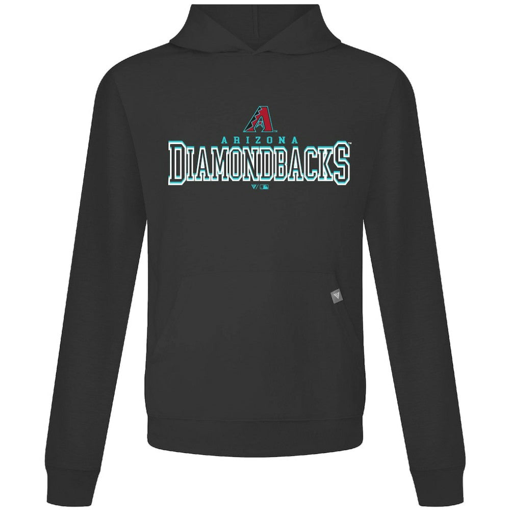 Black Arizona Diamondbacks Levelwear Relay Journey Pullover Hoodie