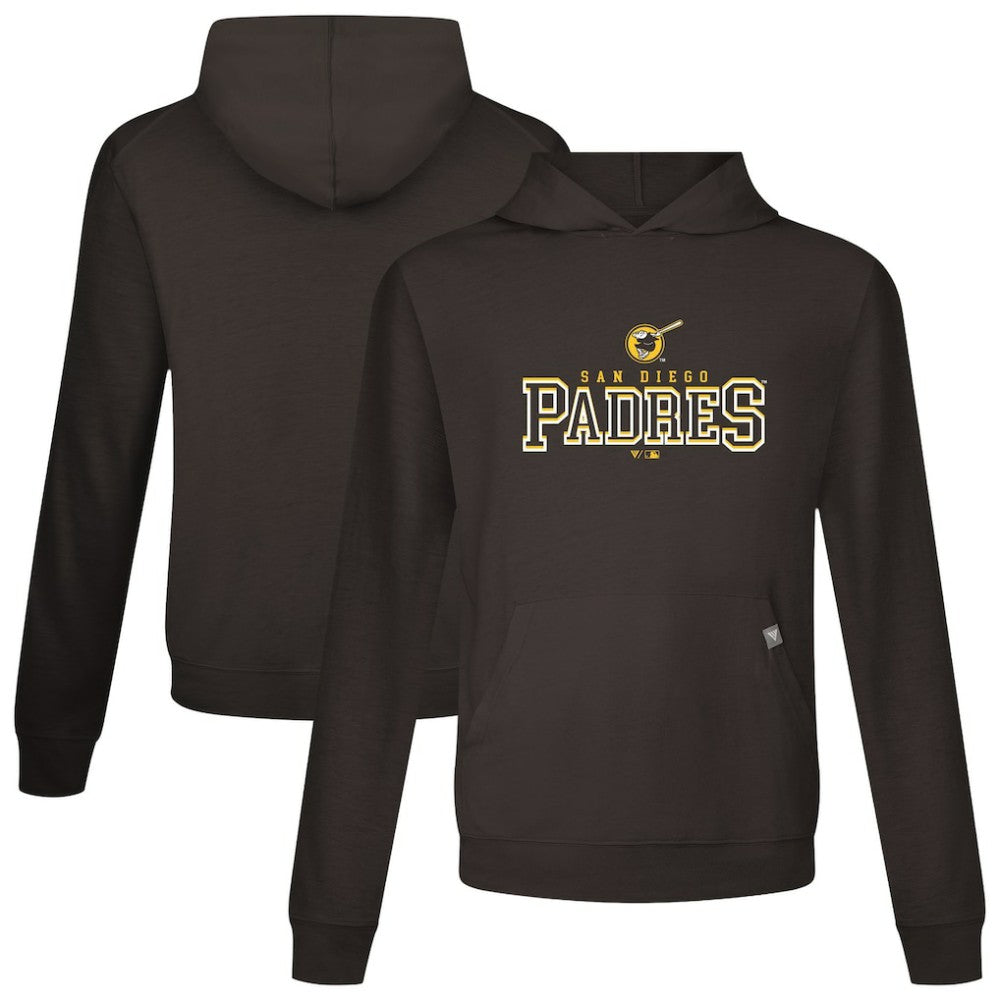 Brown San Diego Padres Levelwear Relay Journey Pullover Hoodie