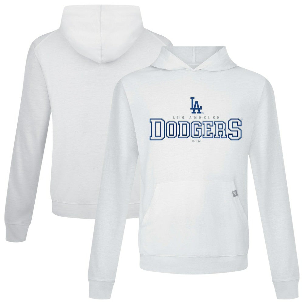 White Los Angeles Dodgers Levelwear Relay Journey Pullover Hoodie