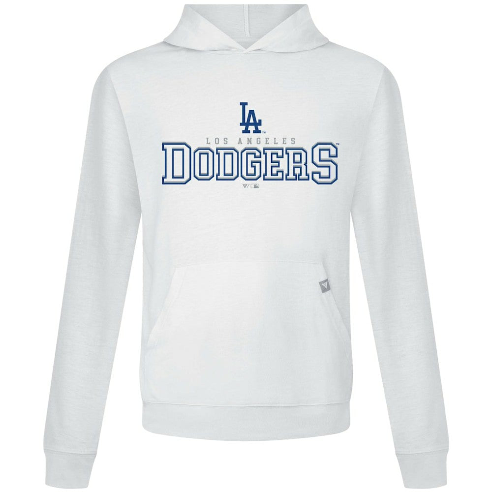 White Los Angeles Dodgers Levelwear Relay Journey Pullover Hoodie