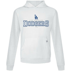 White Los Angeles Dodgers Levelwear Relay Journey Pullover Hoodie