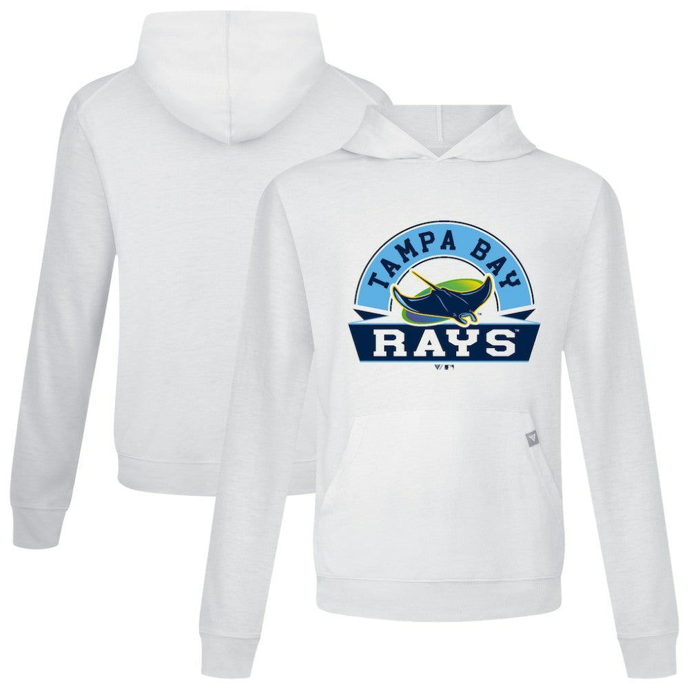 White Tampa Bay Rays Levelwear Relay Banner Arch Pullover Hoodie