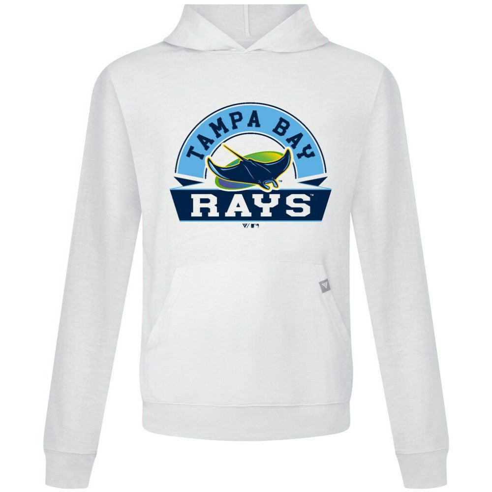 White Tampa Bay Rays Levelwear Relay Banner Arch Pullover Hoodie