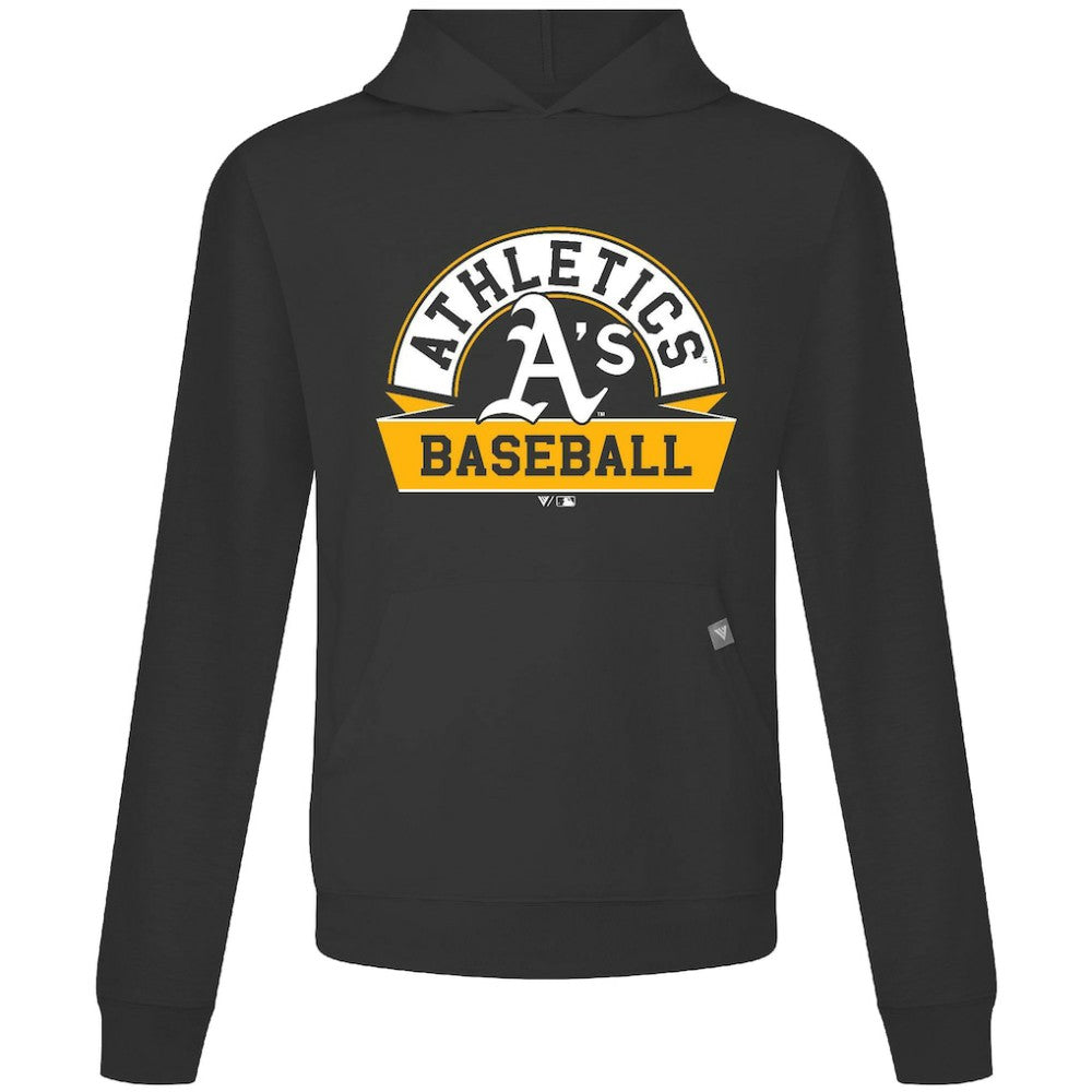 Black Athletics Levelwear Relay Banner Arch Pullover Hoodie