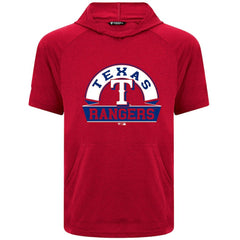 Red Texas Rangers Levelwear Phase Banner Arch Hoodie T-Shirt