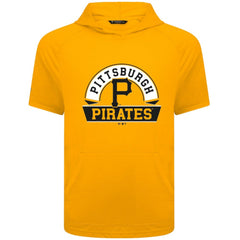 Gold Pittsburgh Pirates Levelwear Phase Banner Arch Hoodie T-Shirt