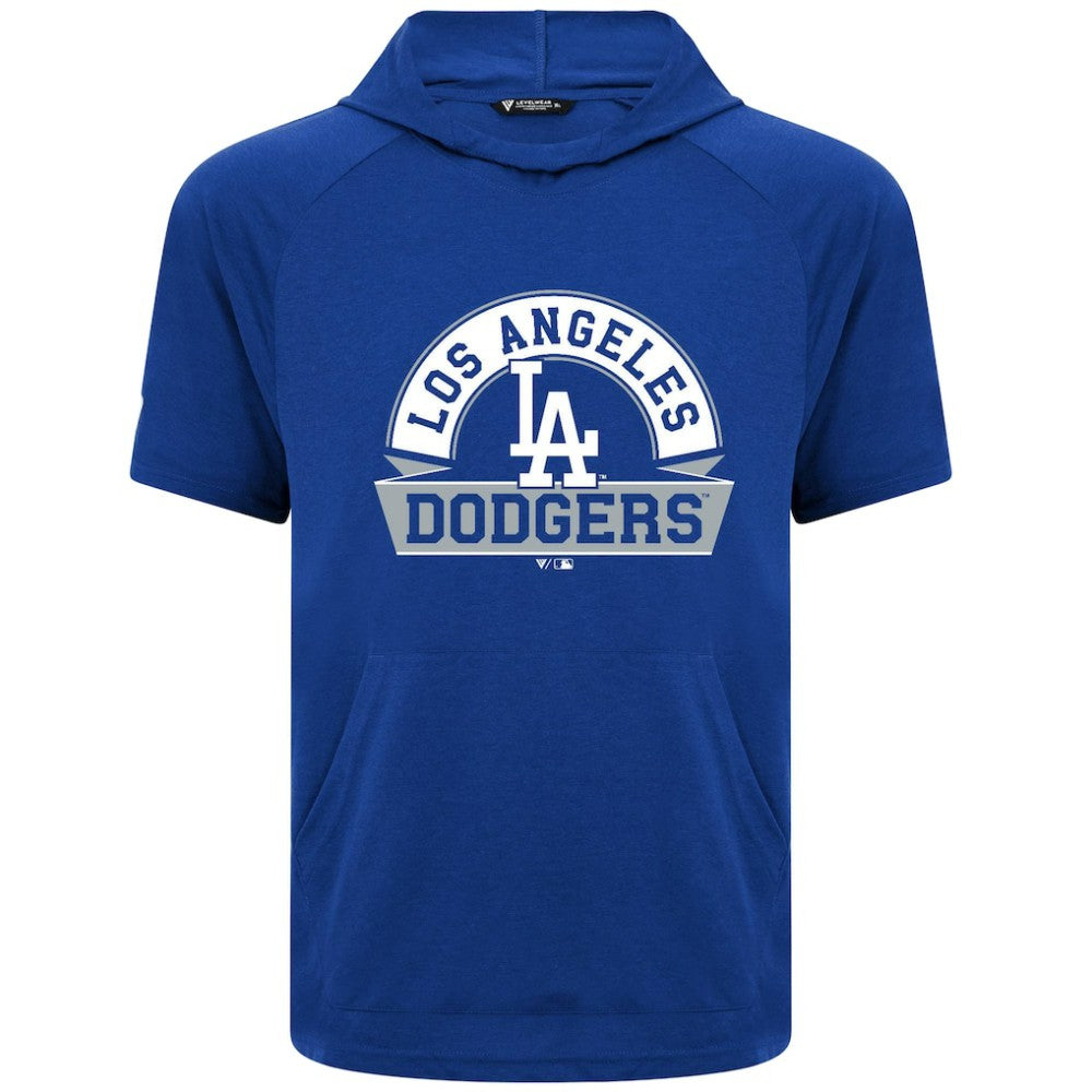 Royal Los Angeles Dodgers Levelwear Phase Banner Arch Hoodie T-Shirt