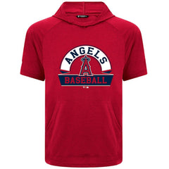 Red Los Angeles Angels Levelwear Phase Banner Arch Hoodie T-Shirt