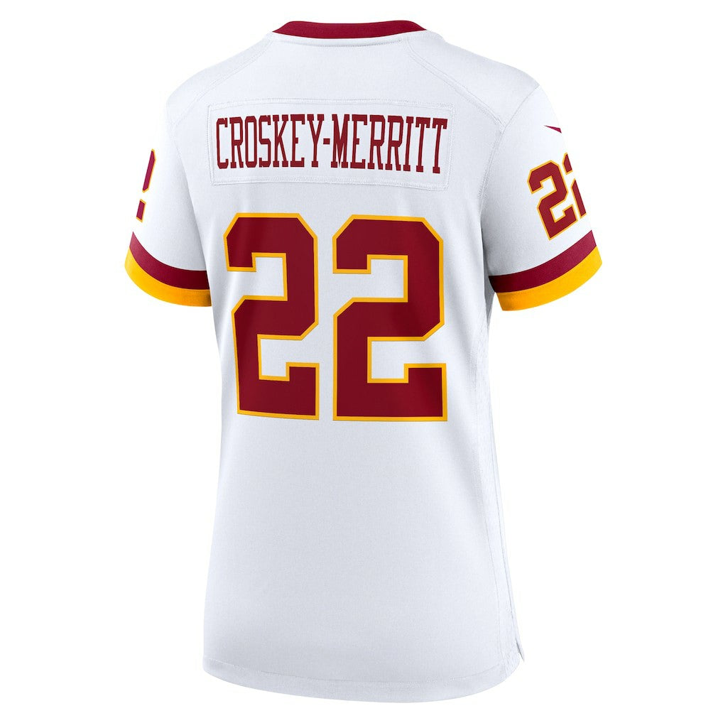 Jacory Croskey-Merritt  Women's Game Super Bowl Era Jersey - Washington Commanders Jerseys