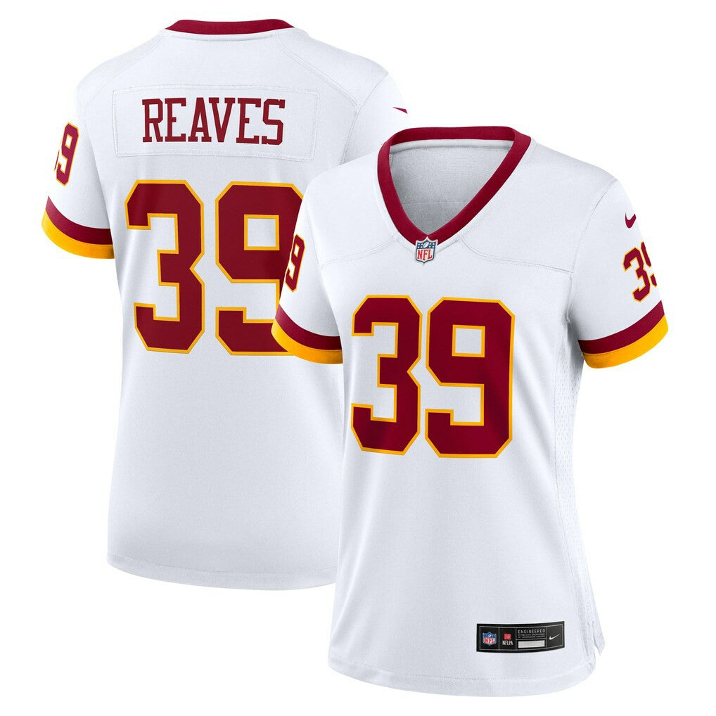 Jeremy Reaves  Women's Game Super Bowl Era Jersey - Washington Commanders Jerseys