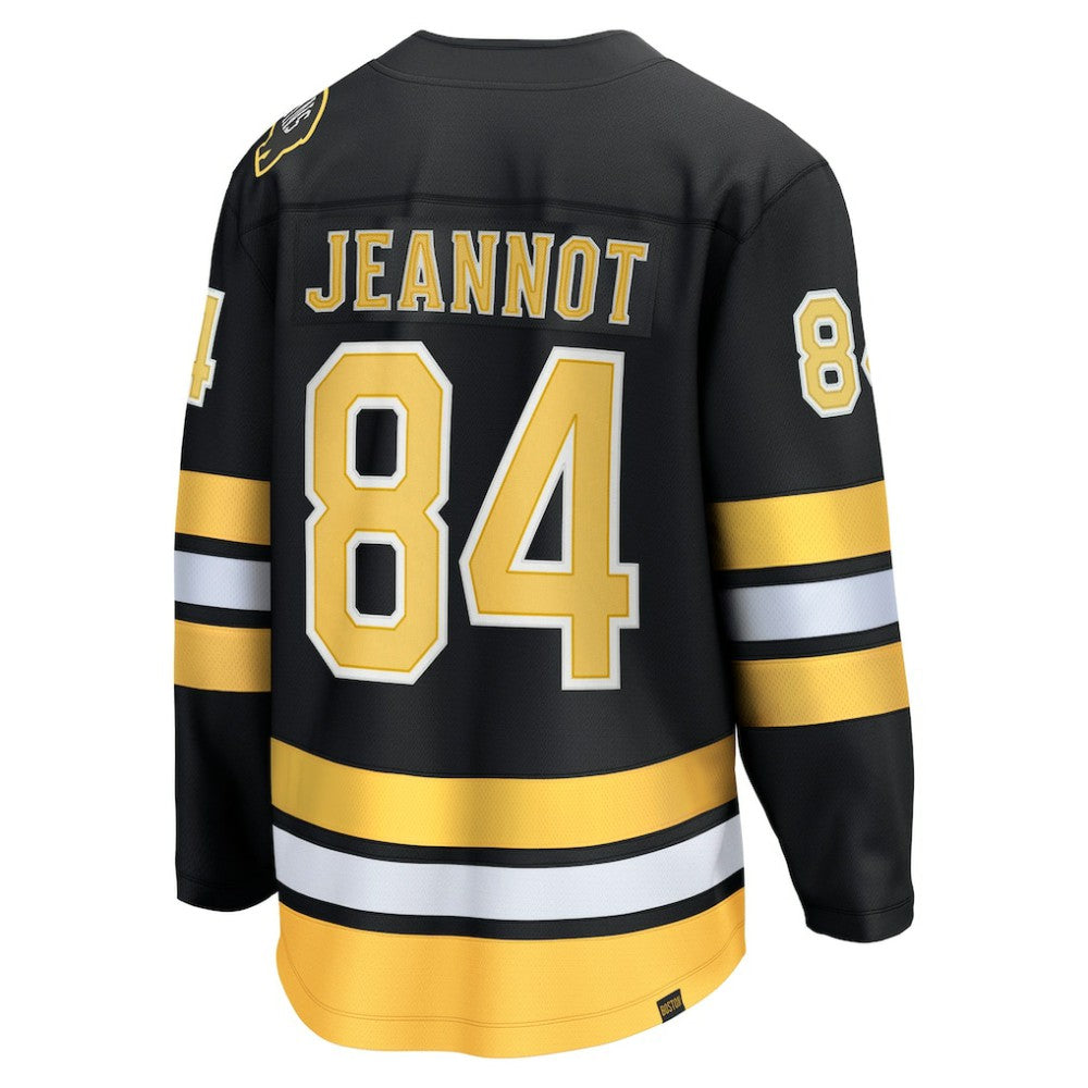 NHL Tanner Jeannot Boston Bruins Fanatics Home Breakaway Player Jersey