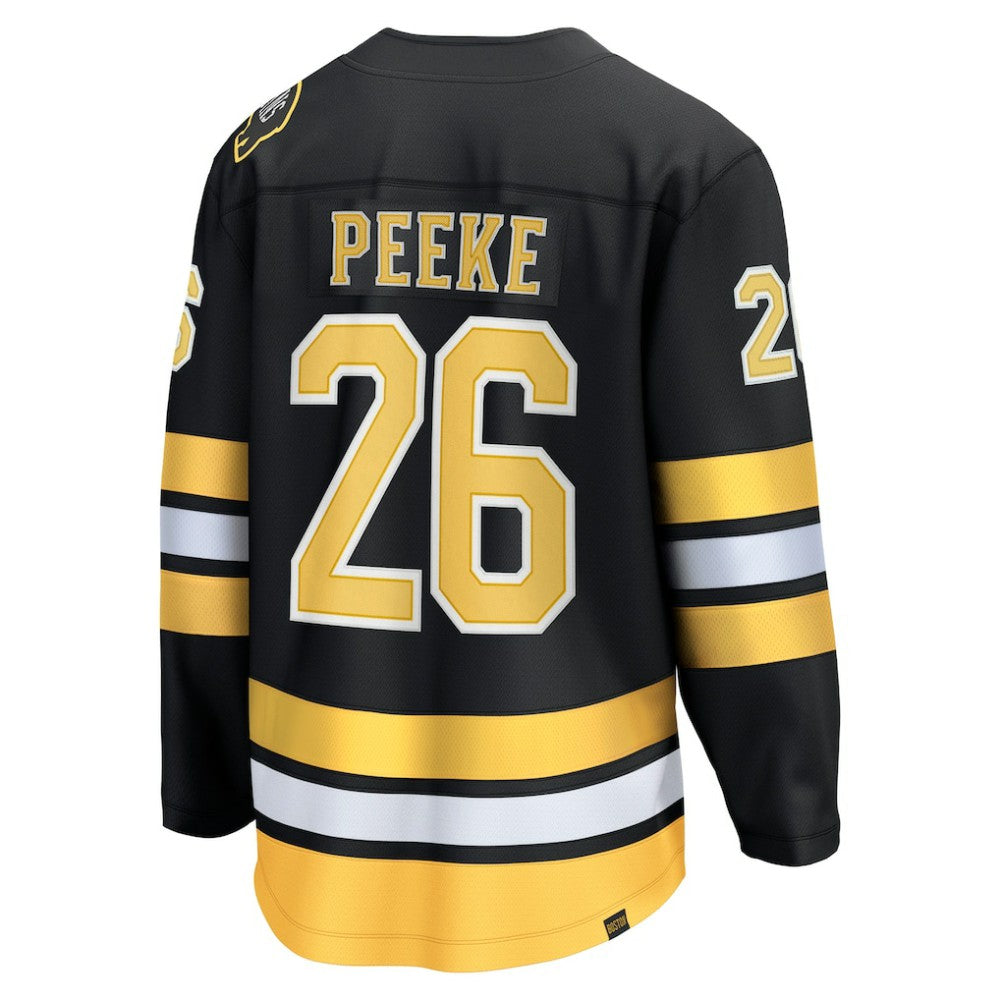 NHL Andrew Peeke Boston Bruins Fanatics Home Breakaway Player Jersey