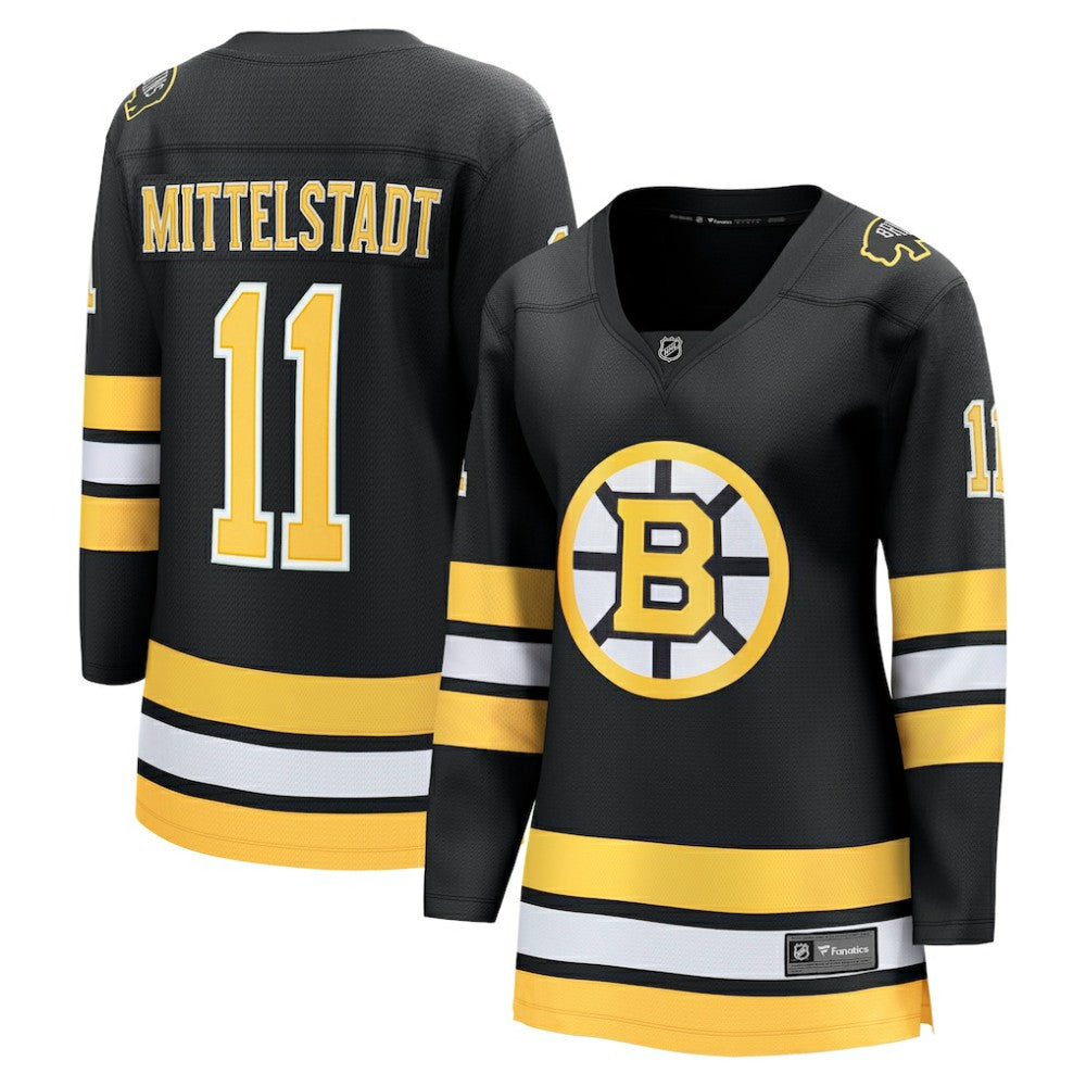 NHL Casey Mittelstadt Boston Bruins Fanatics Women's Home Breakaway Player Jersey