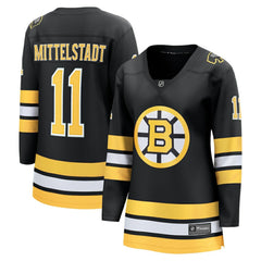 NHL Casey Mittelstadt Boston Bruins Fanatics Women's Home Breakaway Player Jersey
