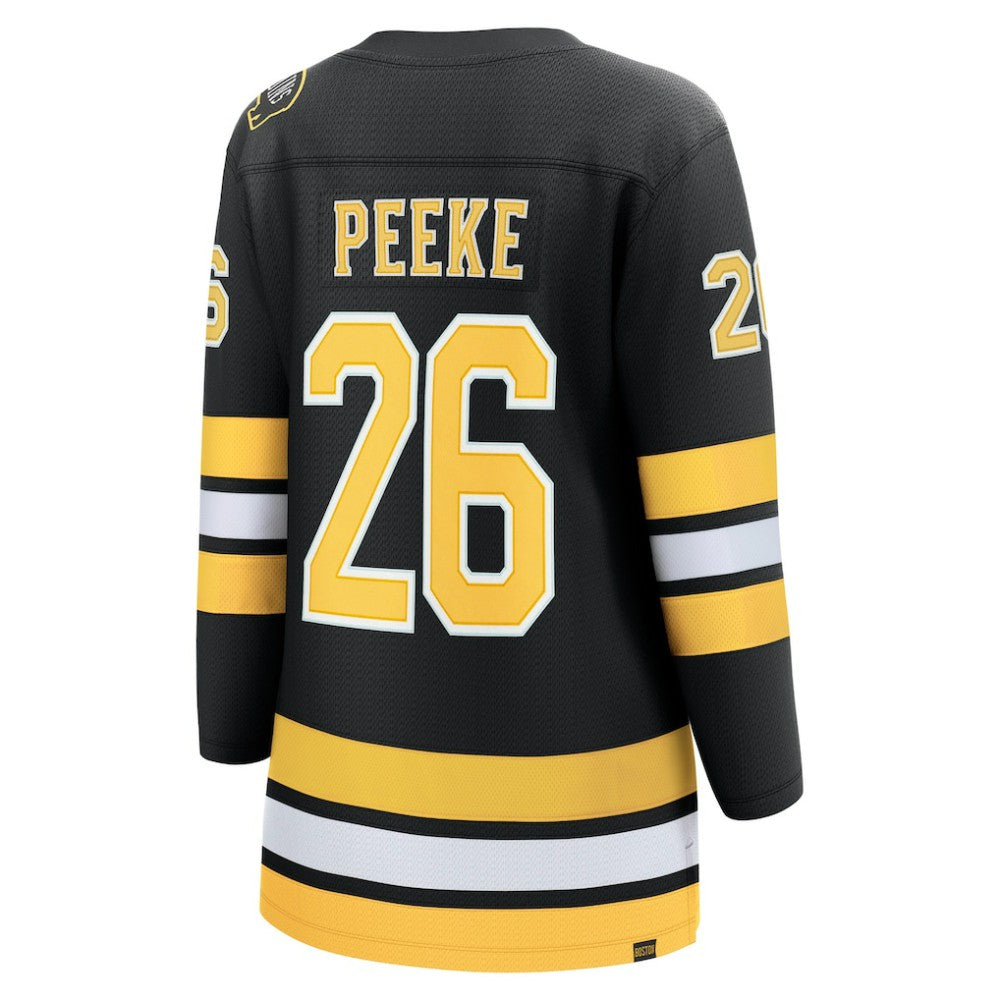NHL Andrew Peeke Boston Bruins Fanatics Women's Home Breakaway Player Jersey