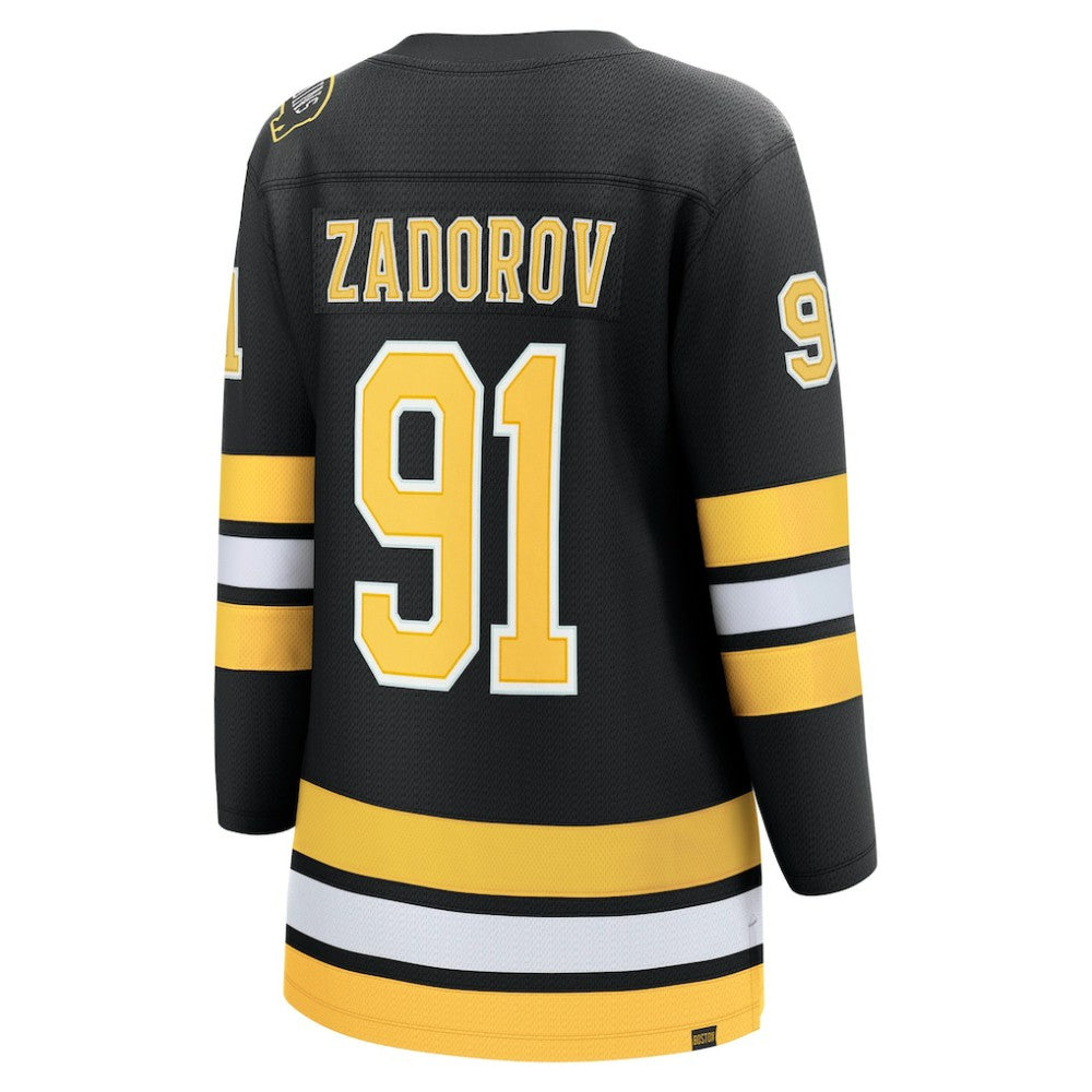NHL Nikita Zadorov Boston Bruins Fanatics Women's Home Breakaway Player Jersey