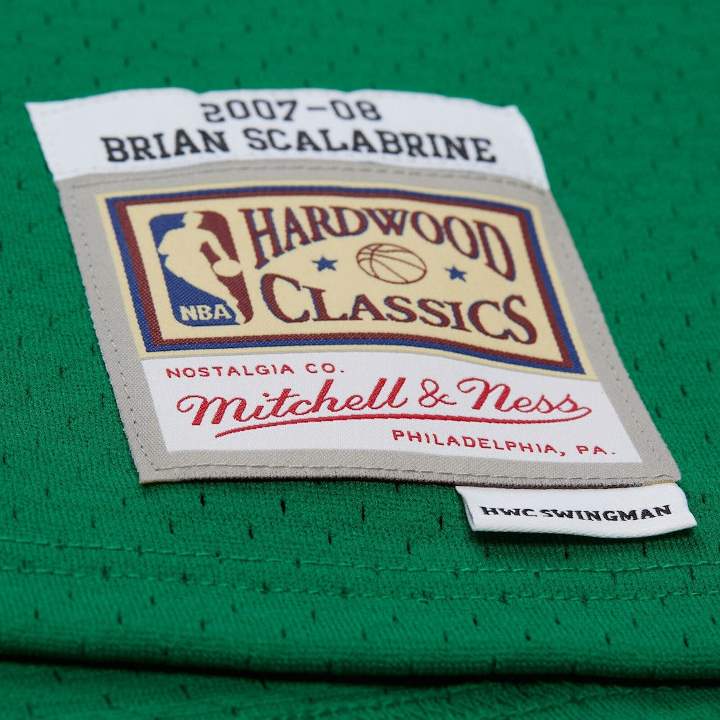 Mitchell & Ness Brian Scalabrine Boston Celtics 2007/08 Hardwood Classics Swingman Jersey