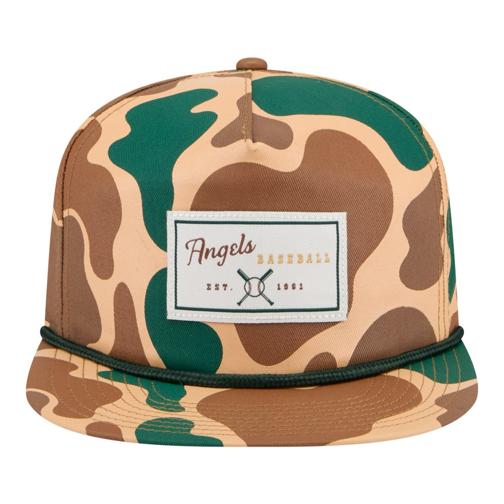 Camo Los Angeles Angels New Era Duck 19TWENTY Adjustable Hat