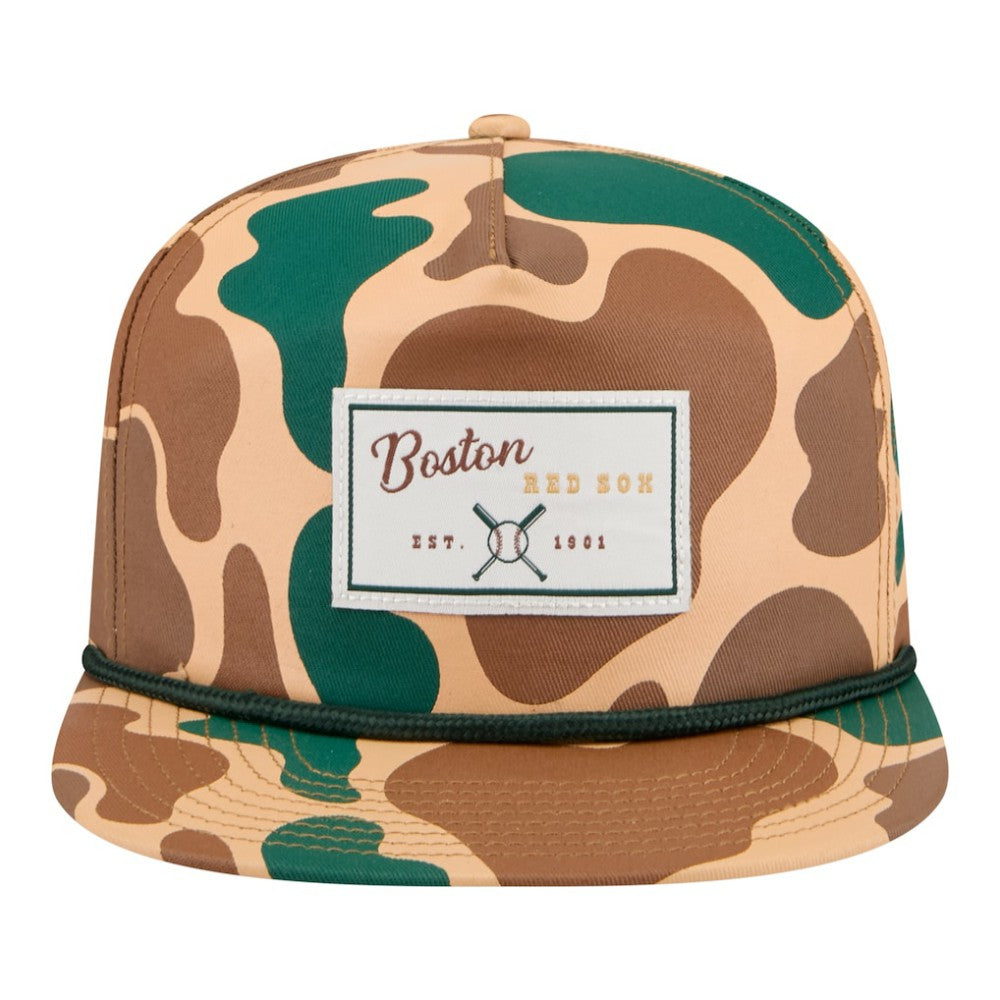 Camo Boston Red Sox New Era Duck 19TWENTY Adjustable Hat