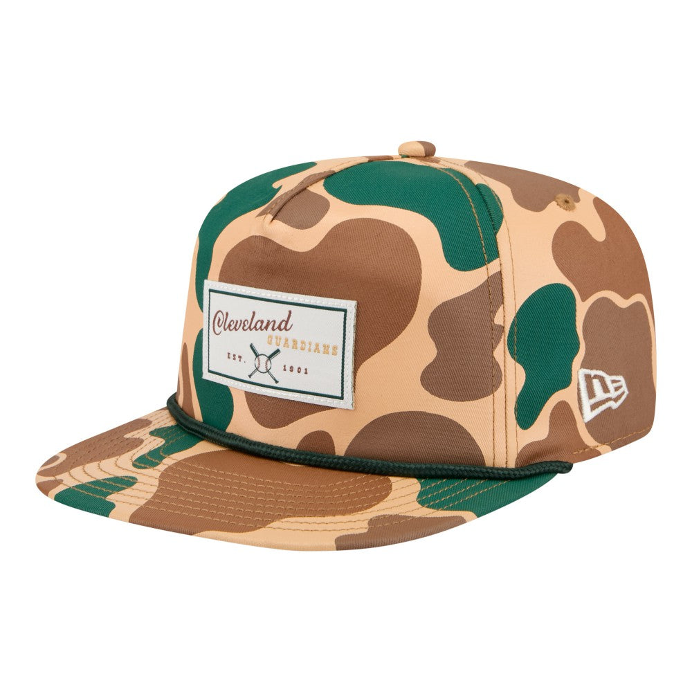 Camo Cleveland Guardians New Era Duck 19TWENTY Adjustable Hat
