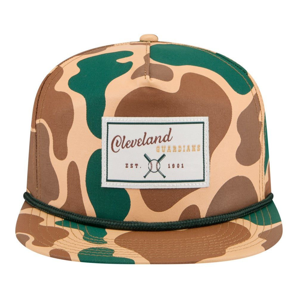 Camo Cleveland Guardians New Era Duck 19TWENTY Adjustable Hat