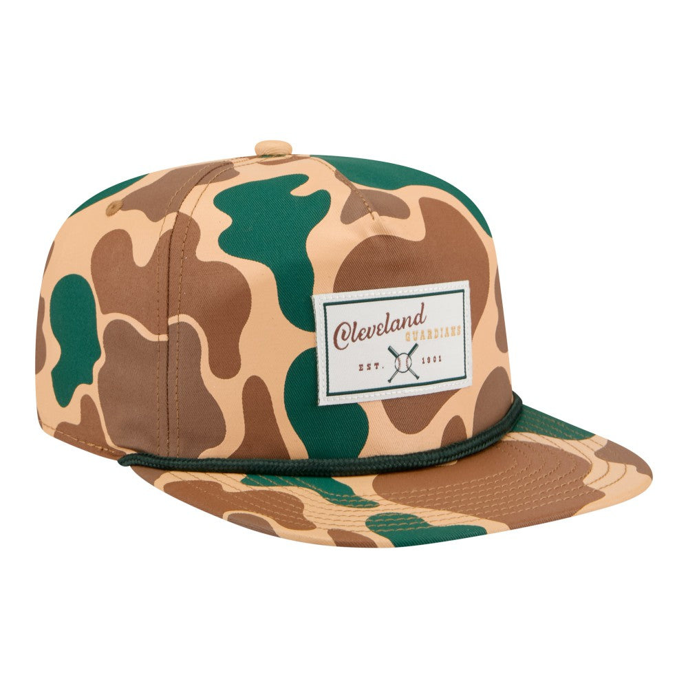 Camo Cleveland Guardians New Era Duck 19TWENTY Adjustable Hat