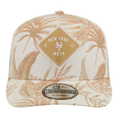 Tan New York Mets New Era Tonal Palm 9SEVENTY Adjustable Trucker Hat