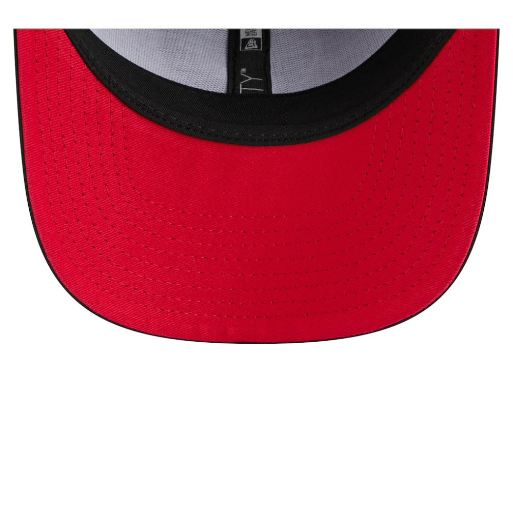 Black Atlanta Braves New Era Circle 9SEVENTY Adjustable Hat