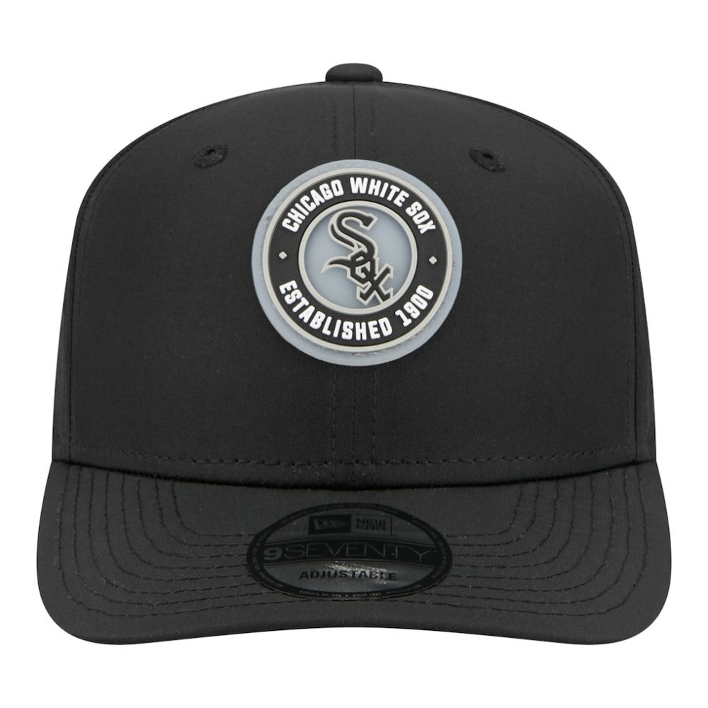 Black Chicago White Sox New Era Circle 9SEVENTY Adjustable Hat