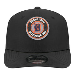 Black Detroit Tigers New Era Circle 9SEVENTY Adjustable Hat