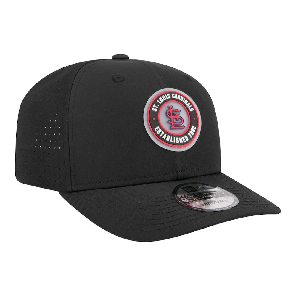 Black St. Louis Cardinals New Era Circle 9SEVENTY Adjustable Hat