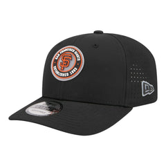 Black San Francisco Giants New Era Circle 9SEVENTY Adjustable Hat