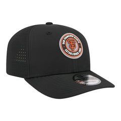Black San Francisco Giants New Era Circle 9SEVENTY Adjustable Hat