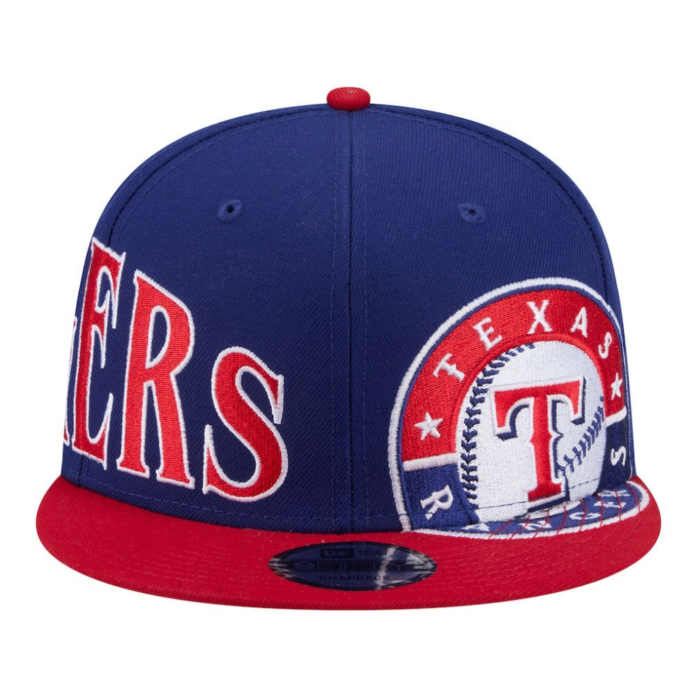 Royal/Red Texas Rangers New Era Stretched Two-Tone 9FIFTY Adjustable Hat