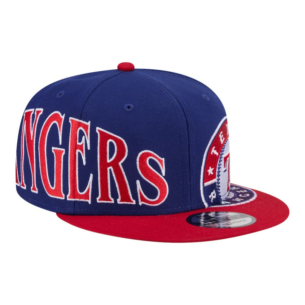 Royal/Red Texas Rangers New Era Stretched Two-Tone 9FIFTY Adjustable Hat