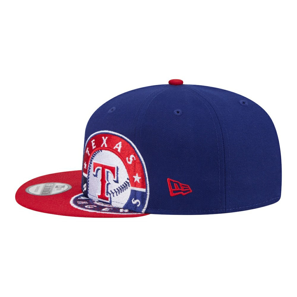 Royal/Red Texas Rangers New Era Stretched Two-Tone 9FIFTY Adjustable Hat