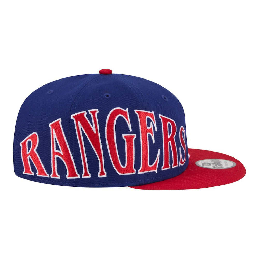 Royal/Red Texas Rangers New Era Stretched Two-Tone 9FIFTY Adjustable Hat